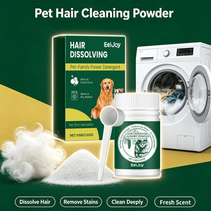 Pet Hair Dissolving Laundry Detergent Powder for Deep Cleaning & Odor Removal