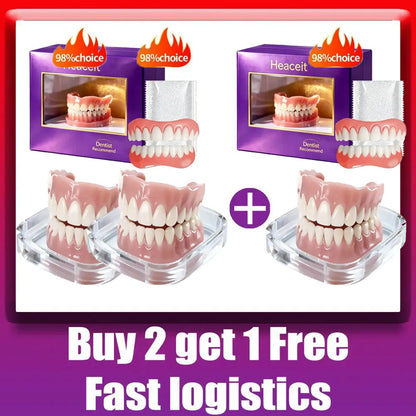 Cosmetic Silicone Dentures for Instant Smile Makeover & Comfort