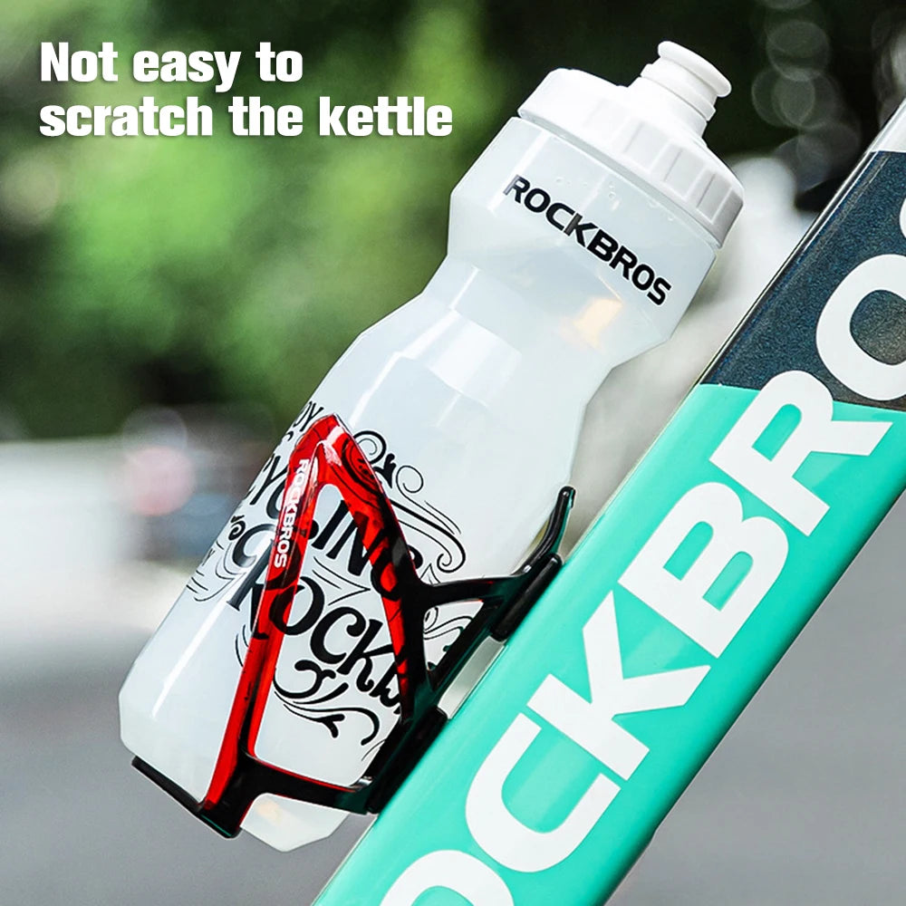 ROCKBROS 750ml Cycling Water Bottle and Cage Set – Lightweight & Durable