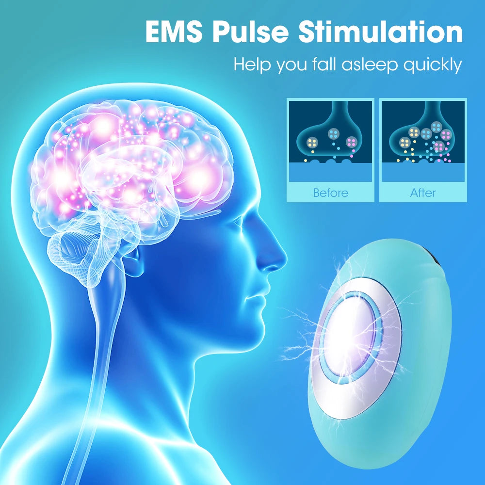 Portable Handheld Sleep Aid & Anxiety Relief Device with Micro-Current Therapy
