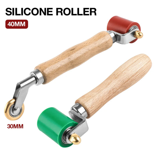 Silicone Seam Roller & Brass Penny Roller for PVC TPO EPDM Roofing Welding