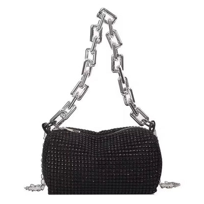 Luxury Glitter Rhinestone Bucket Bag
