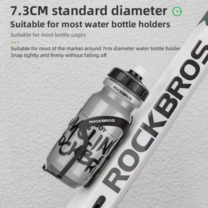 600ml Squeeze Sports Water Bottle - Leak-Proof Cycling & Fitness Bottle