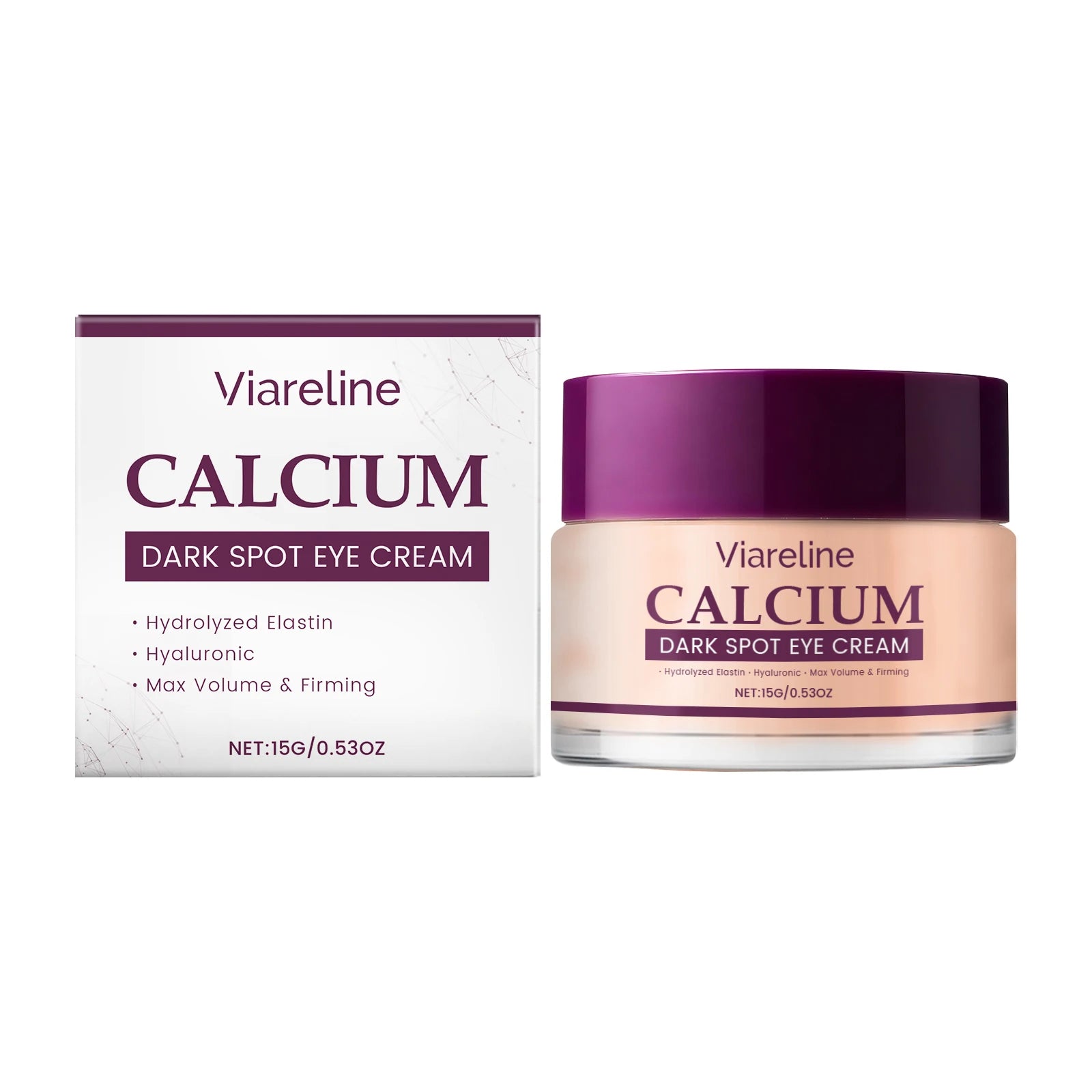 Calcium Dark Spot Eye Cream - Firming & Hydrating Under Eye Repair Treatment - 7