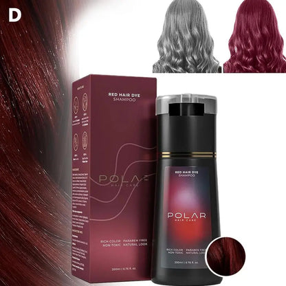 Natural Hair Dye Shampoo for Gray Hair - 10-Minute Color & Repair (200ml)