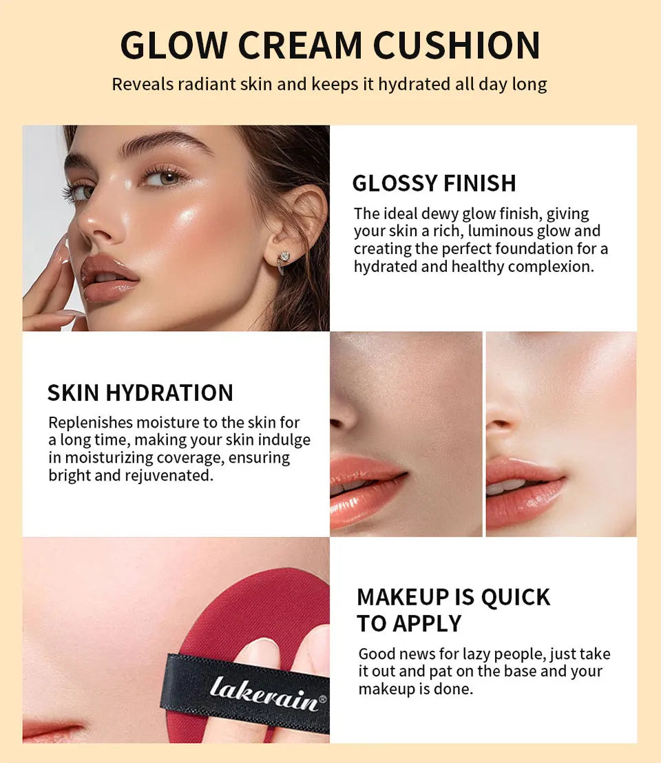 Semi-Matte Cushion Foundation - Full Coverage CC Cream - 20
