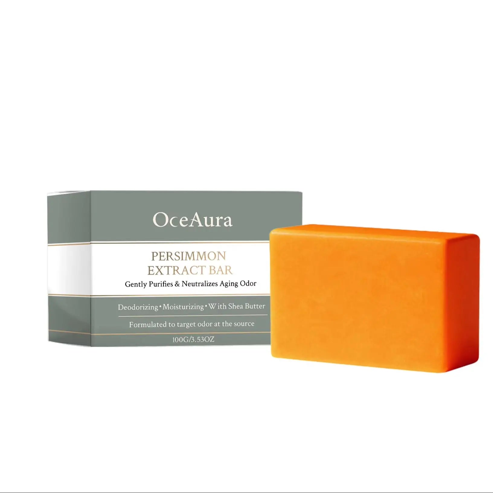 Persimmon Deodorizing Body Soap for Natural Aging Odor Neutralization & Skin Care - 14