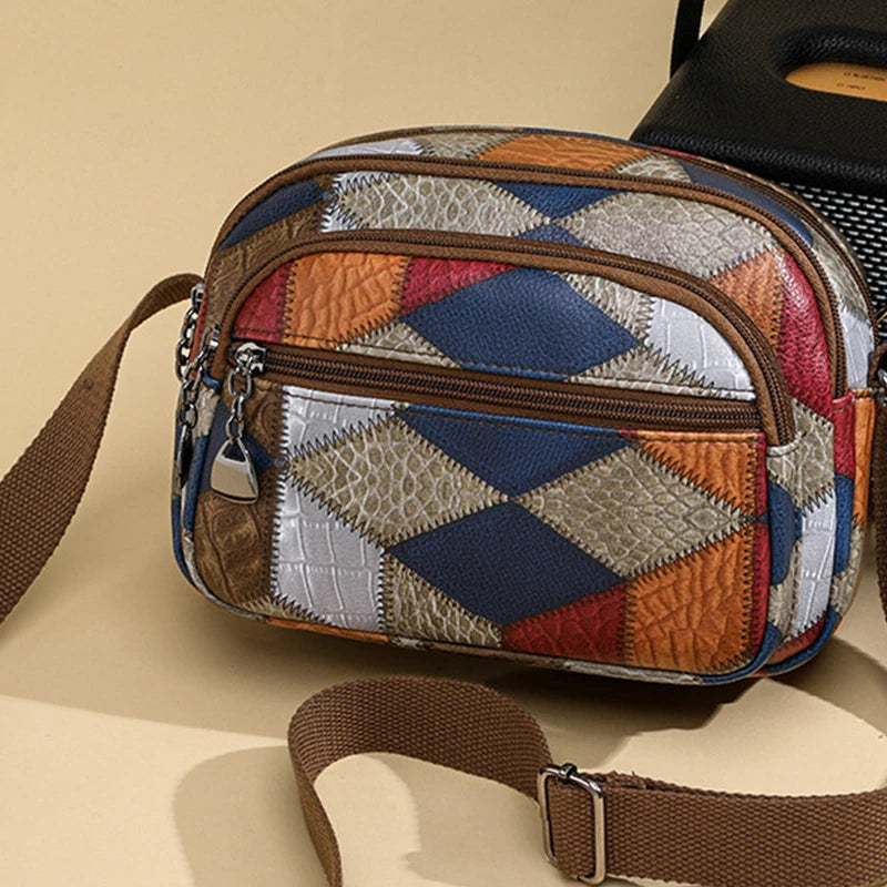 Luxury Vintage PU Shoulder Bag