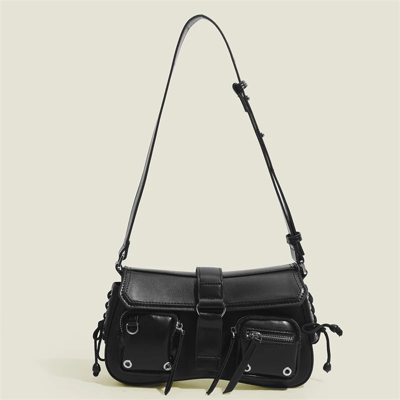 Luxury Goth Chain Shoulder Bag