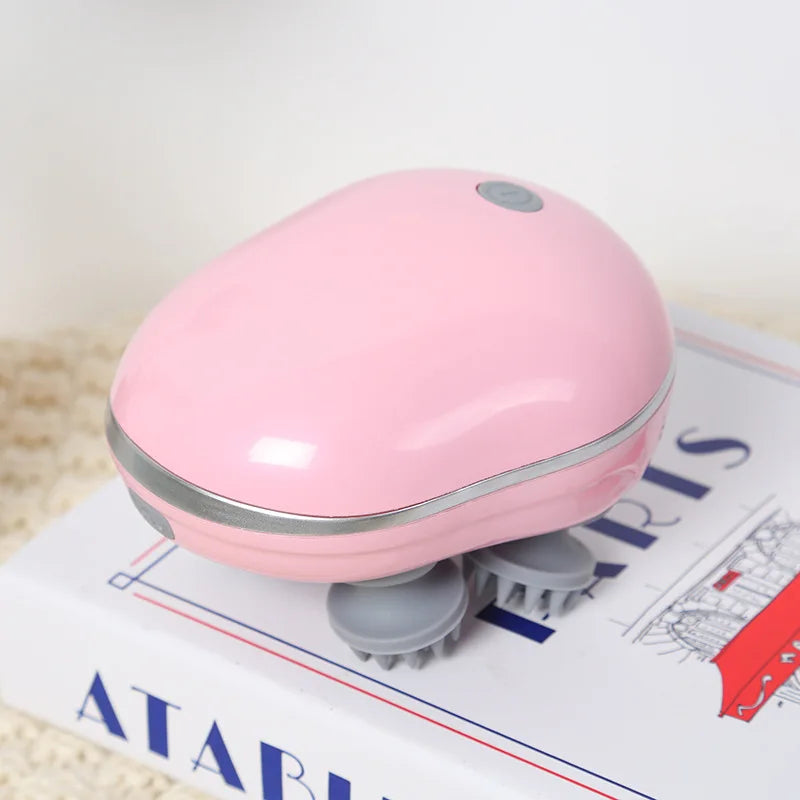 Electric Scalp Massager with Red Light Therapy for Hair Care