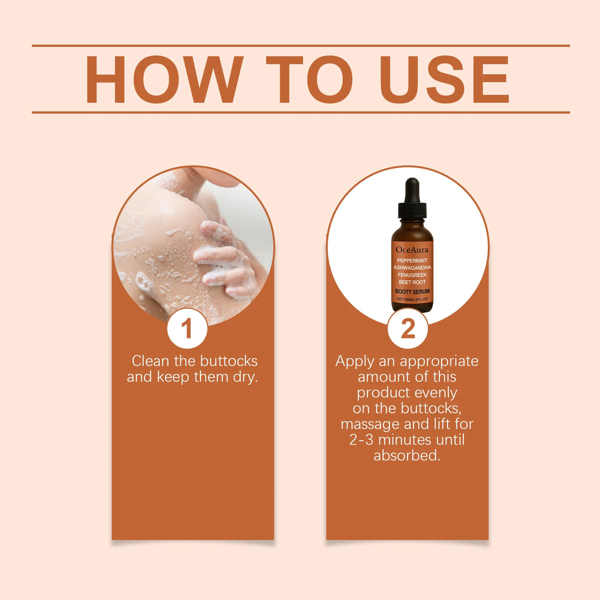Butt Lifting Firming Essence - Nourishing Hip Enhancement Serum for Body Care