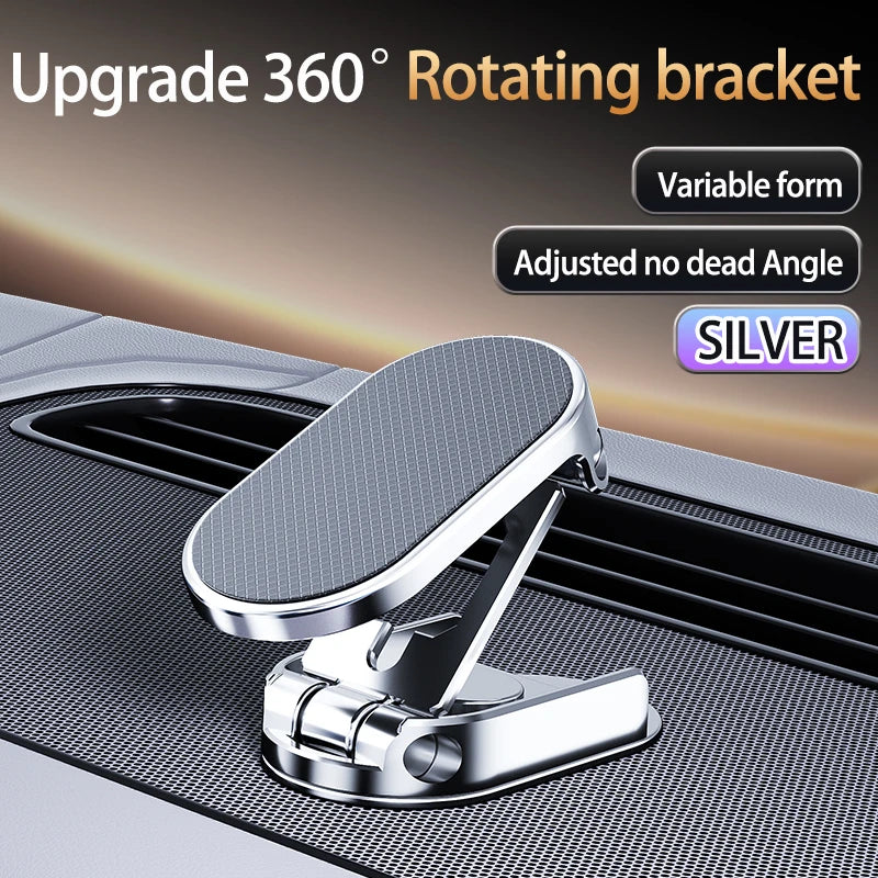 Magnetic 360° Rotating Car Phone Mount - Universal Dashboard GPS Holder - 22