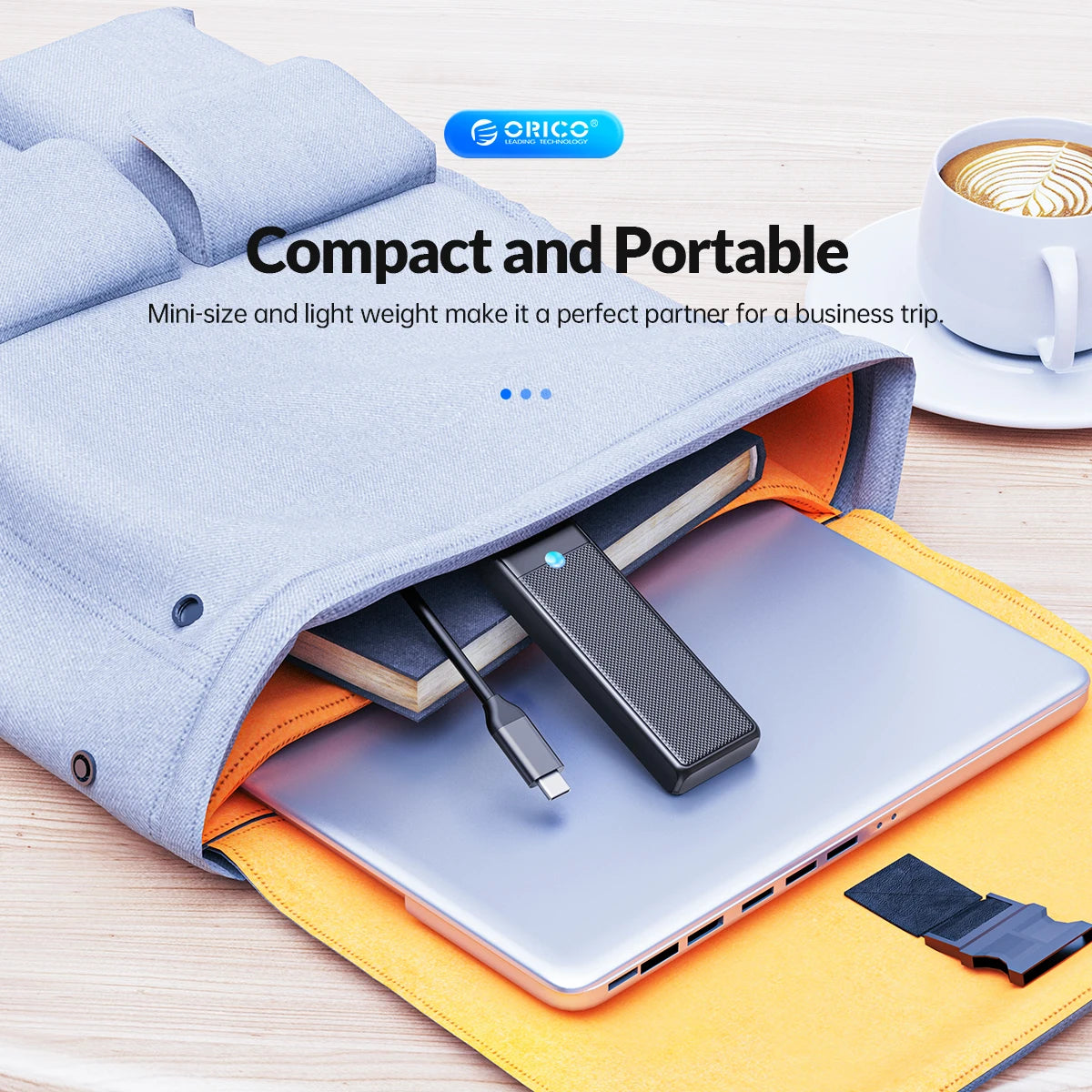 4-in-1 USB-C Hub Adapter with 100W PD Charging & 5Gbps Data Transfer