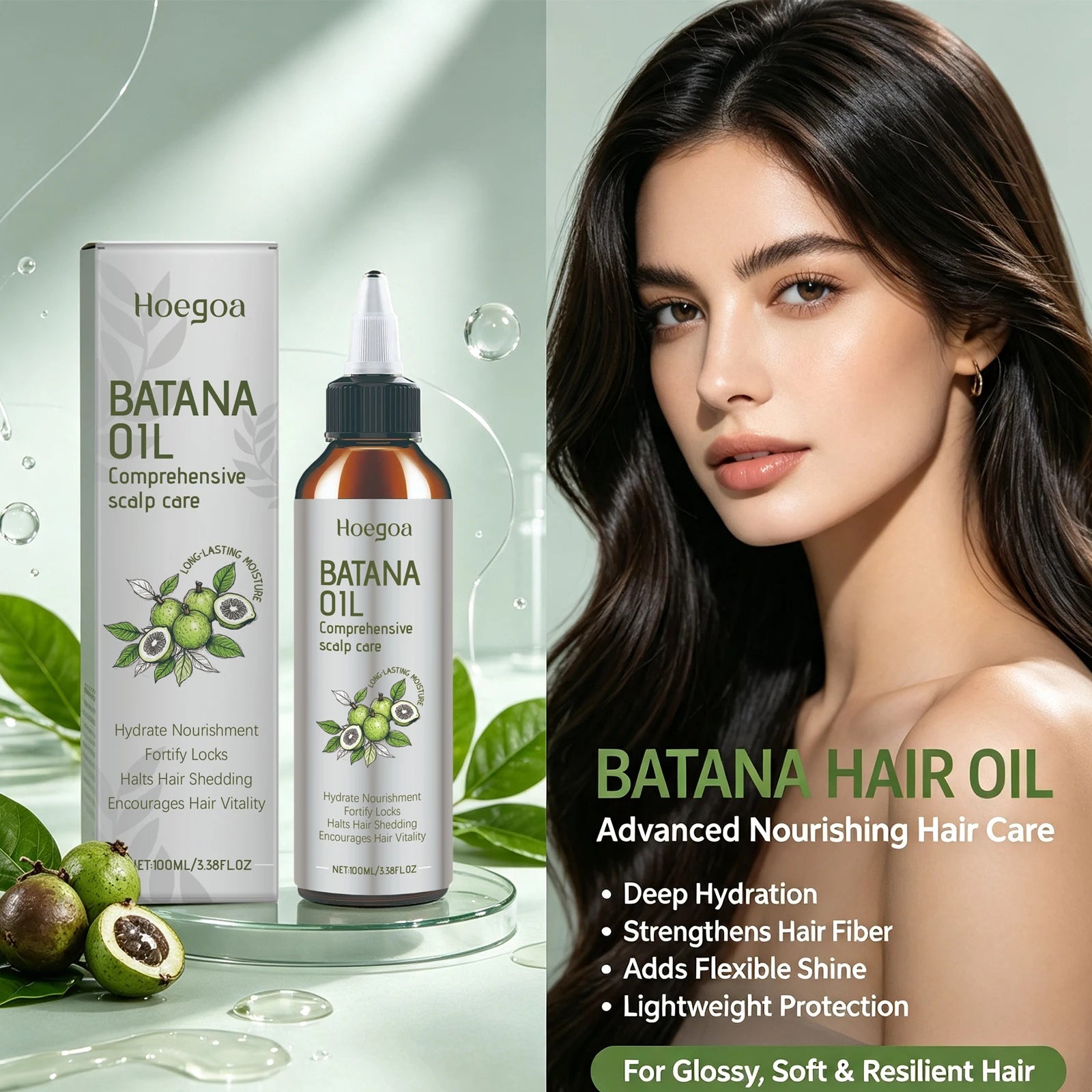 Batana Oil Nourishing Scalp Care Serum for Hair Growth and Damage Repair - 5