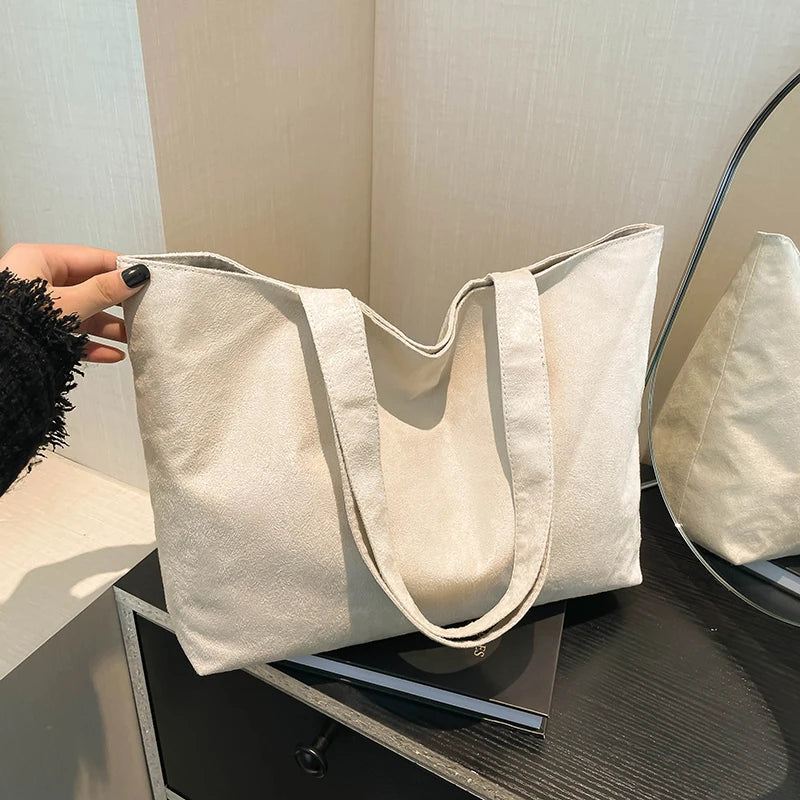 Luxury Soft Suede Tote