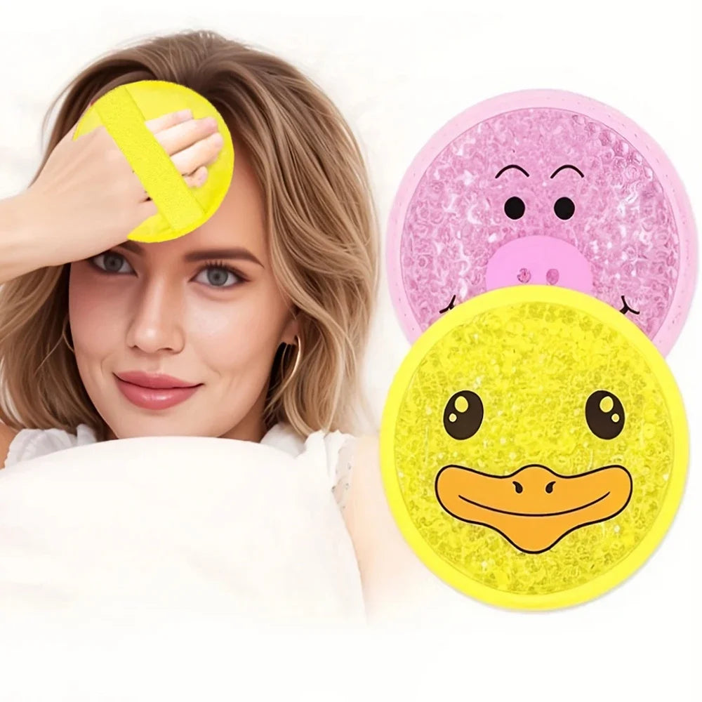 Reusable Cartoon Gel Ice Pack - Hot & Cold Therapy for Pain Relief