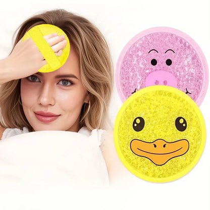 Reusable Cartoon Gel Ice Pack - Hot & Cold Therapy for Pain Relief