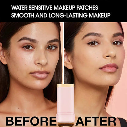 TVLV Concealing Foundation Stick - Waterproof Cream Foundation with Brush