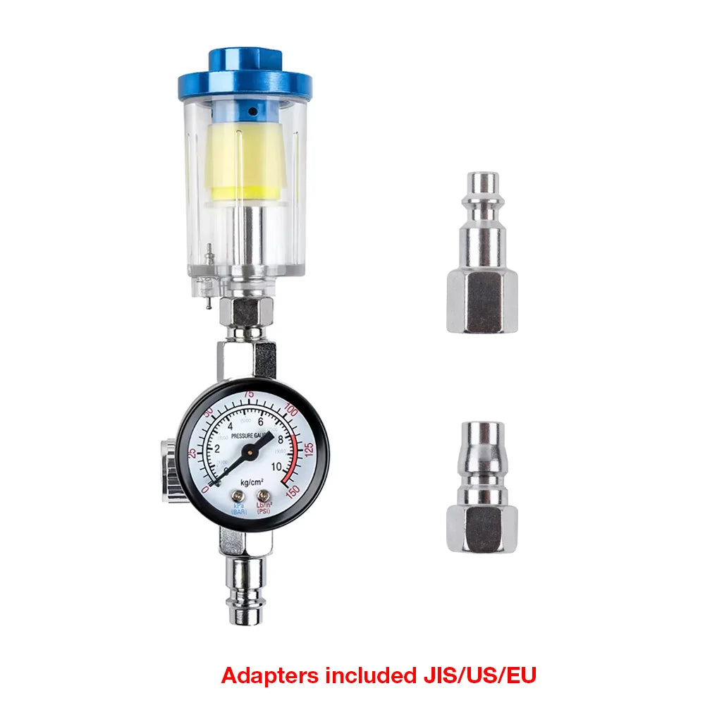 Air Compressor Filter Regulator Water Trap Separator for Spray Gun 1/4