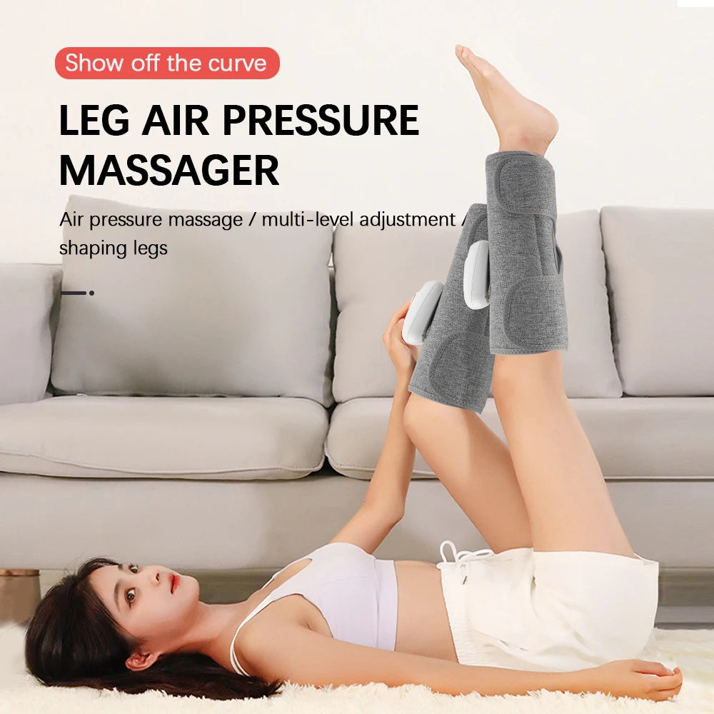 Wireless Electric Air Compression Leg & Calf Massager for Pain Relief - 7