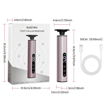 Electric Foot Callus Remover & Nail Polishing Kit – Professional Rechargeable Tool