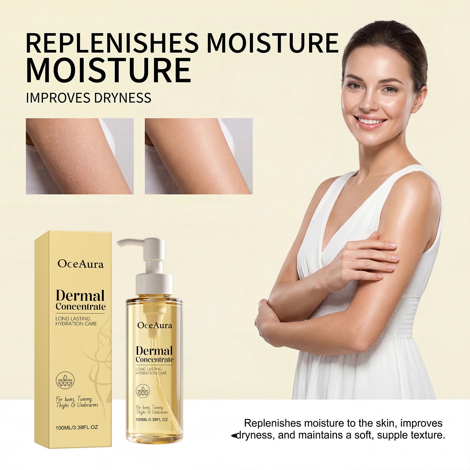 Moisturizing Body Essence Serum for Smooth Bright & Hydrated Skin - 12