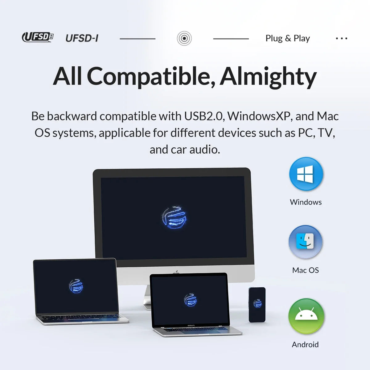 Ultra-Fast Metal USB 3.2 Flash Drive - High Speed 405MB/s Portable Storage