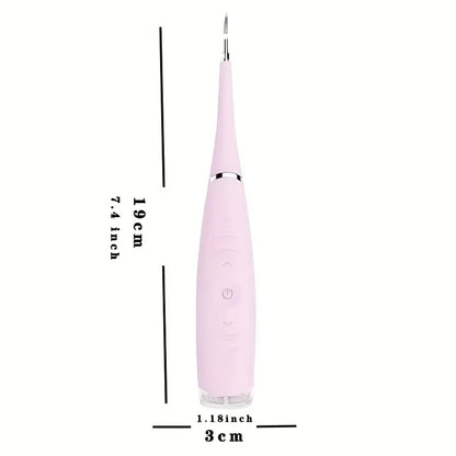 Sonic Electric Dental Calculus Plaque Remover - Home Teeth Cleaning & Stone Eraser Kit