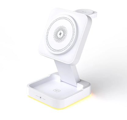 3-in-1 Foldable Magnetic Wireless Charging Station for iPhone & Apple Watch