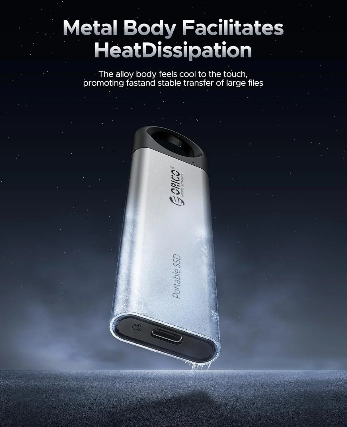 ORICO Portable External SSD - High-Speed 1TB Solid State Drive for Gaming