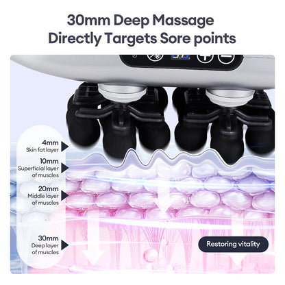 22-Head Fascia Massage Gun - Deep Tissue Body Massager