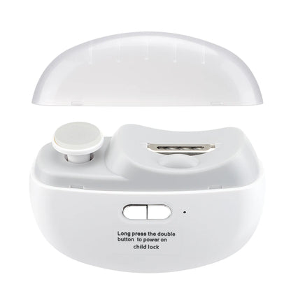 Automatic Electric Nail Clipper with Integrated LED Light & Polisher