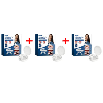 Snap-On Adjustable Smile Veneers for Instant Teeth Coverage and Whitening