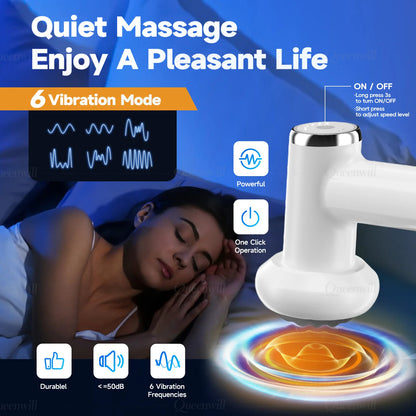 Portable Deep Tissue Body Shaping Massager - Rechargeable Muscle Massage Gun