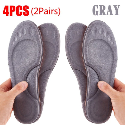 4D Arch Support Orthopedic Insoles - Shock-Absorbing Thermal Shoe Inserts