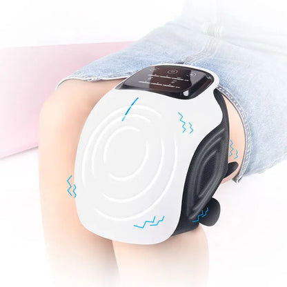 3-in-1 Cordless Knee Massager - Adjustable Vibration & Heat Therapy for Pain Relief