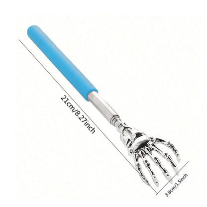 Telescopic Stainless Steel Back Scratcher - Portable Extendable Massager