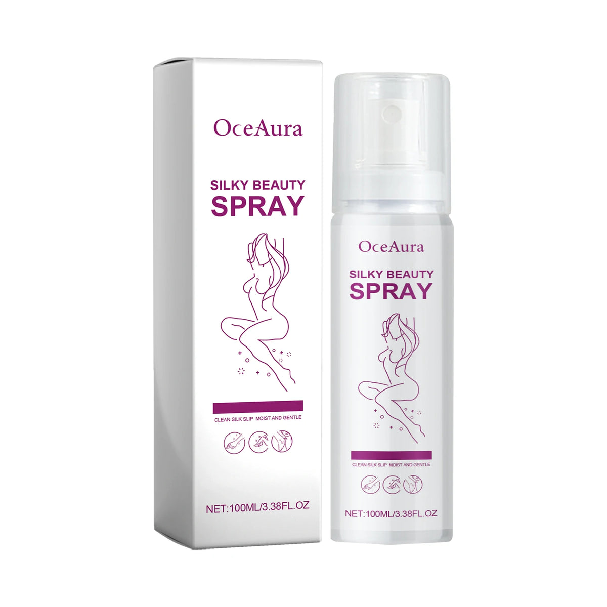 Silky Beauty Hair Removal Spray - Painless Depilatory Mousse for Smooth Skin