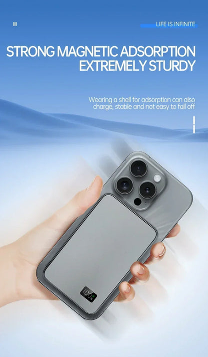 Magnetic Wireless Portable Power Bank - Fast Charging PD 25W for iPhone