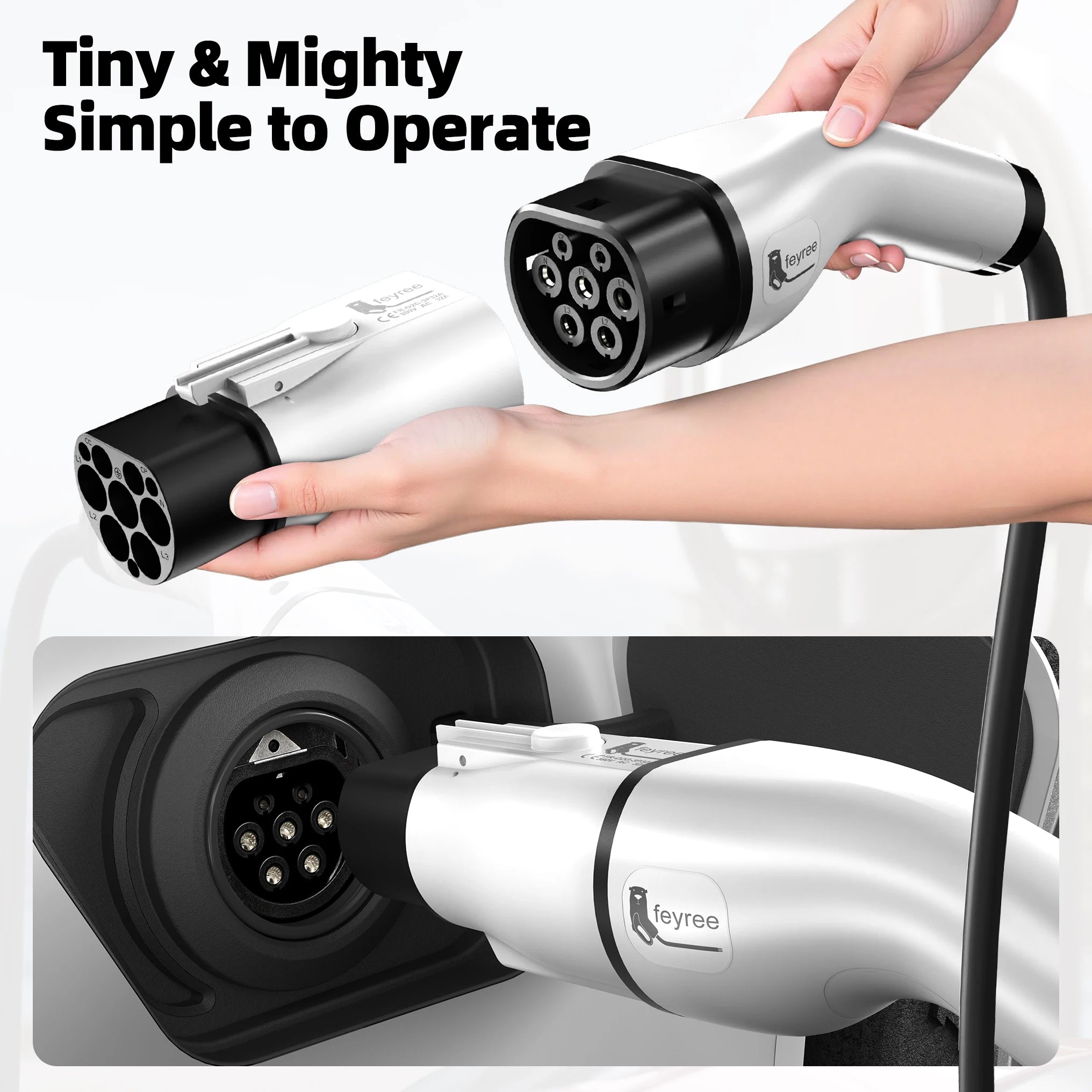 Type 2 to GB/T EV Charging Adapter 32A 22KW for Electric Vehicles - 3