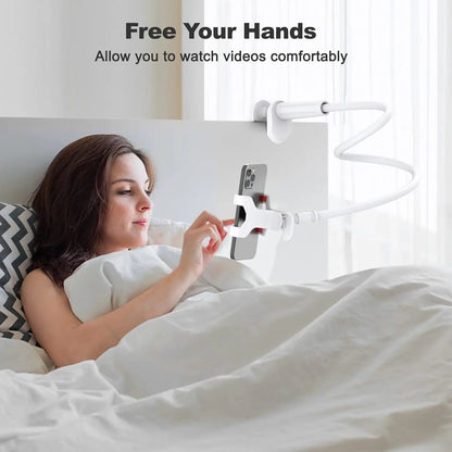 Flexible 360° Long Arm Lazy Phone Holder Mount for Bed & Desk