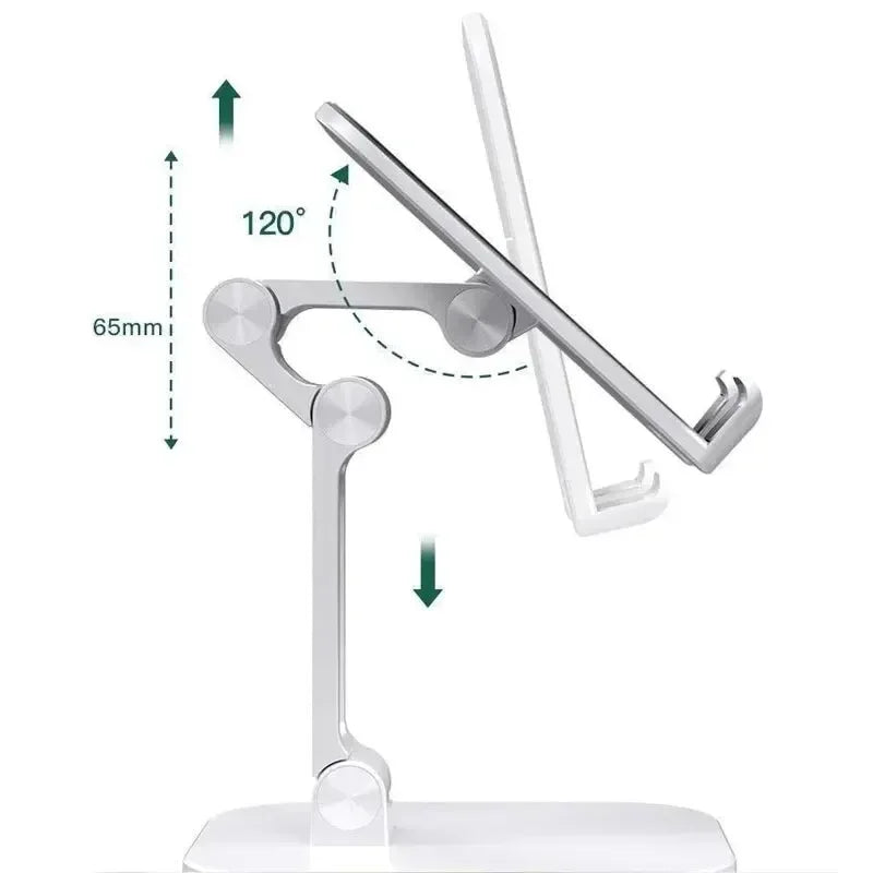 Adjustable Foldable Desk Phone & Tablet Stand - Universal Mount