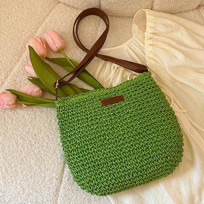 Bohemian Straw Tote