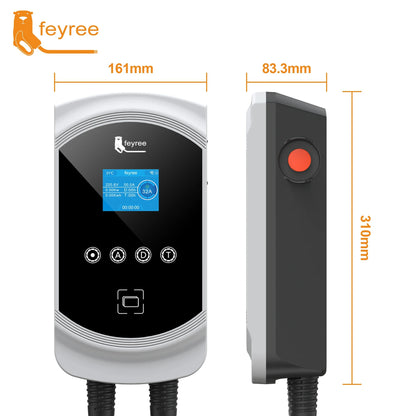 Smart EV Charging Station: Type 2 Wallbox with WiFi, App & Load Balancing