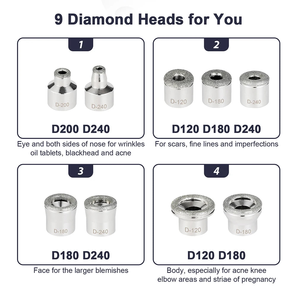 2-in-1 Diamond Microdermabrasion Machine & Hydrating Airbrush