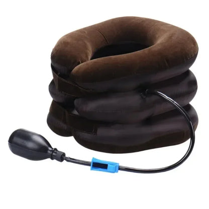 Inflatable Cervical Neck Traction Collar & Pain Relief Stretcher