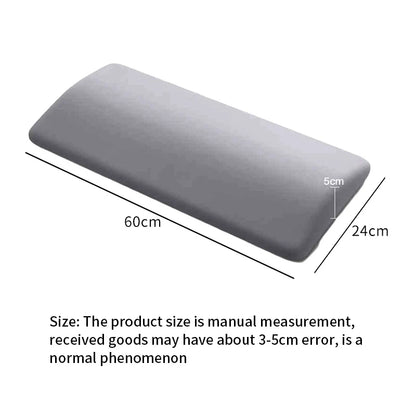 Memory Foam Lumbar Support Pillow for Bed - Lower Back Pain Relief Cushion