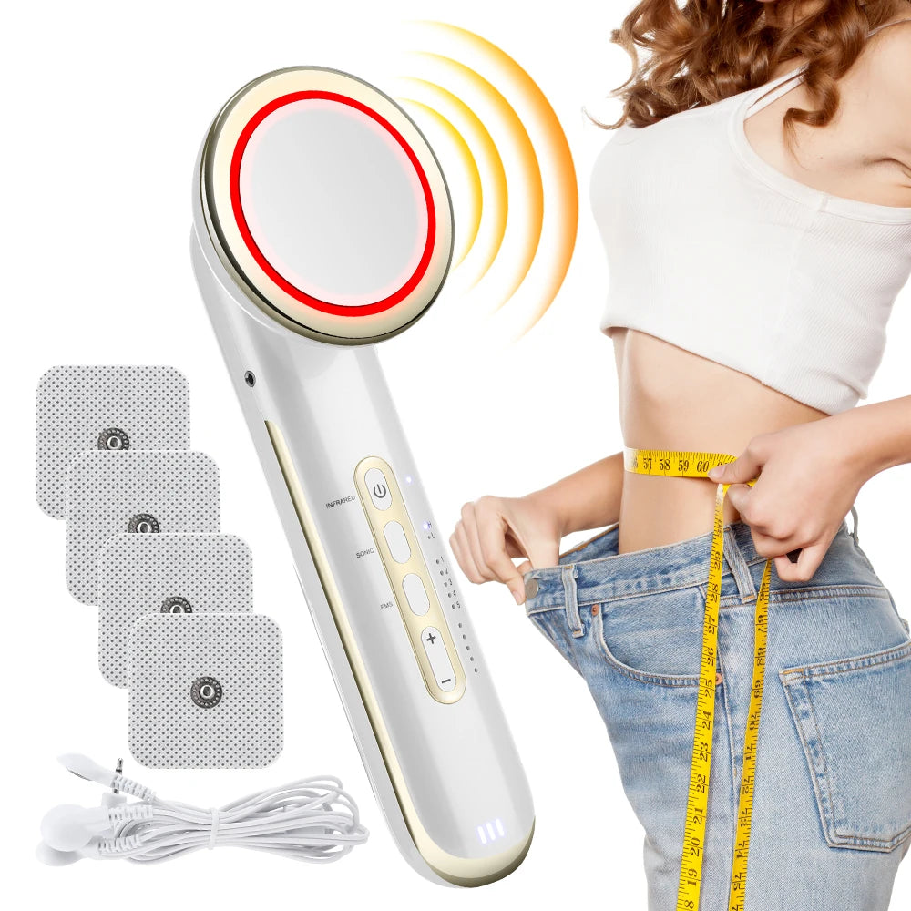 Ultrasonic EMS Body Slimming & Facial Lifting Massager - Infrared Fat Burner - 1