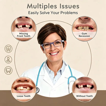 Comfortable Realistic Denture Set for Natural Looking Smile and Daily Confidence