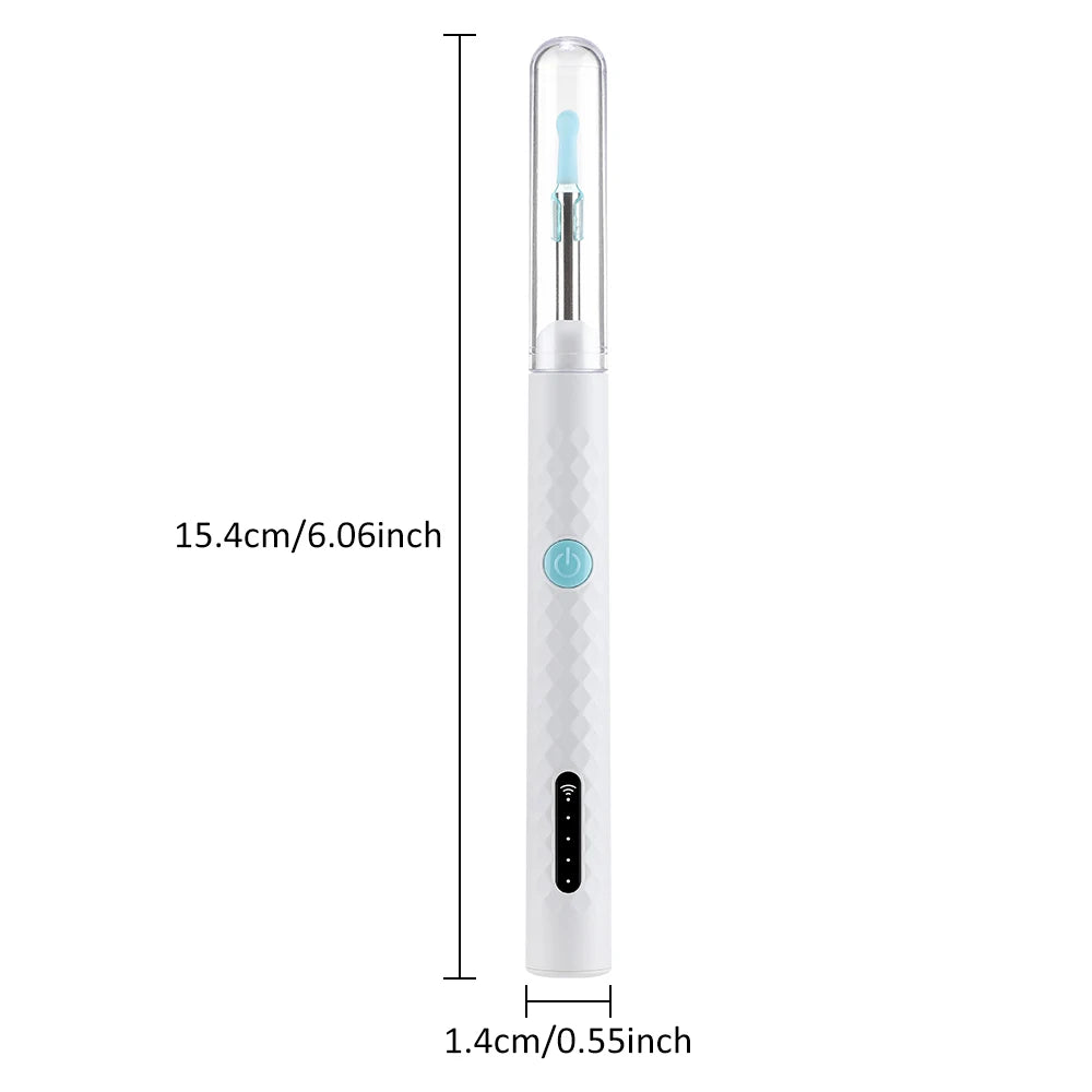 2-in-1 Visual Ear Wax Cleaner with HD Camera and Precision Tweezers